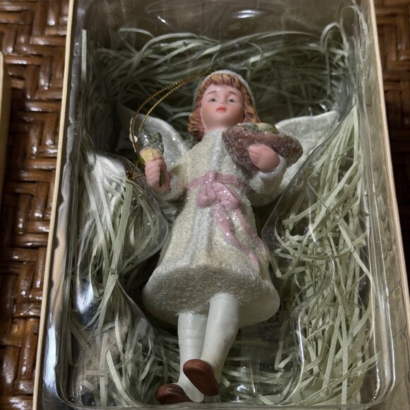 Vintage Costco Angel Christmas Ornament With Box - Picture 3 of 10